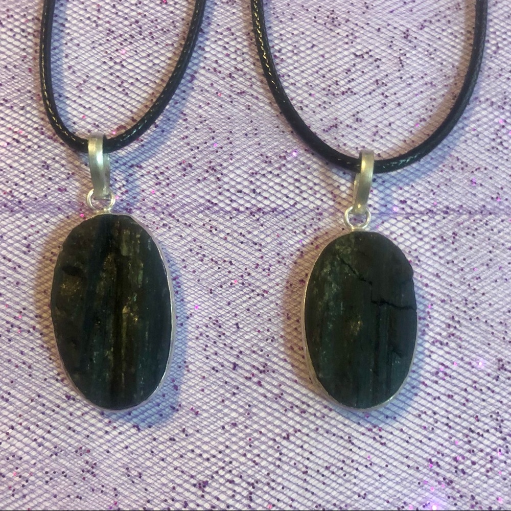 Rough Tourmaline Pendant